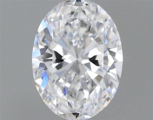 0.55 carat D-VVS2 Natūralus Oval Deimantas (1)