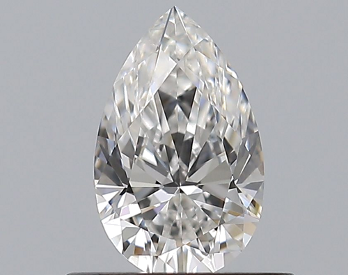 0.52 carat F-VVS1 Natūralus Pear Deimantas (1)