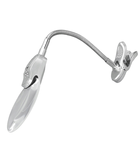 Clamp-on LED Desk Magnifier 2x 4x (1)