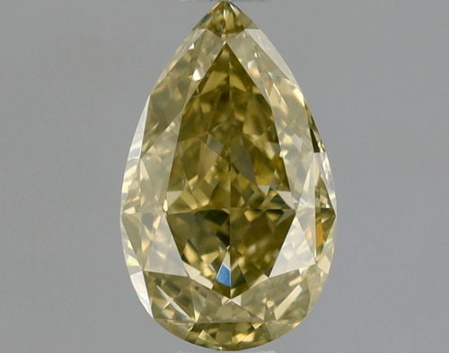 0.75 carat Faint Blueish Gray-SI2 Natūralus Pear Deimantas (1)