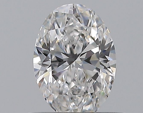 0.46 carat D-VVS2 Natūralus Oval Deimantas (1)