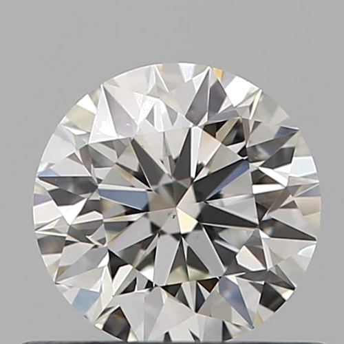 0.5 carat I-VS2 Excellent cut Natūralus Round Deimantas (1)