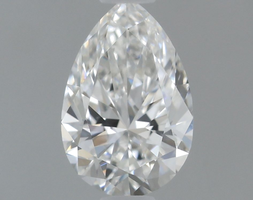 0.3 carat F-VVS1 Natūralus Pear Deimantas (1)