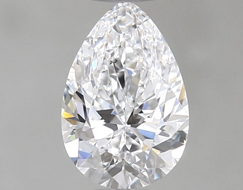 0.6 carat D-VS1 Natūralus Pear Deimantas (1)