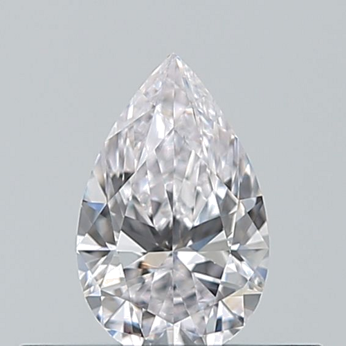 0.3 carat D-VS2 Natūralus Pear Deimantas (1)