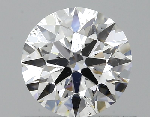 0.57 carat E-SI2 Excellent cut Natūralus Round Deimantas (1)