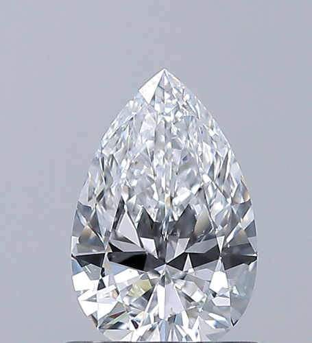 0.7 carat D-VS2 Natūralus Pear Deimantas (1)
