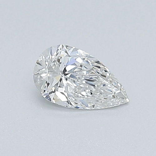 0.3 carat G-VS2 Natūralus Pear Deimantas (1)