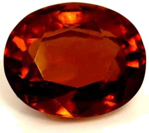 3.98 carat ORANGE Oval Garnet (1)