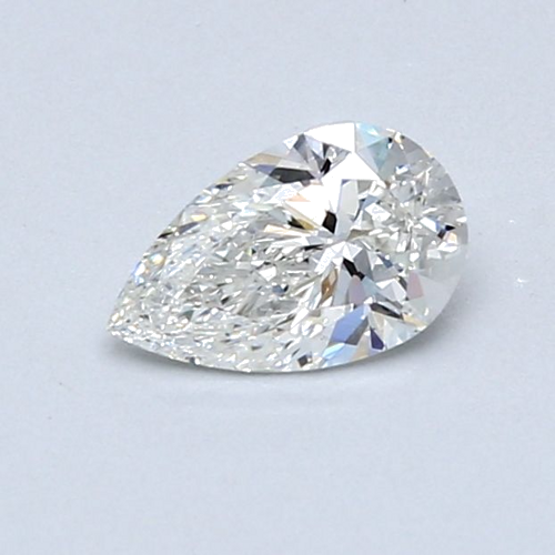 0.52 carat H-SI1 Natūralus Pear Deimantas (1)