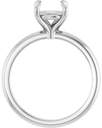 Sužadėtuvių Žiedas „Claw-Prong“ 950 Platinos Round 8mm (2)