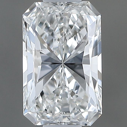 0.5 carat F-SI1 Natūralus Radiant Deimantas (1)