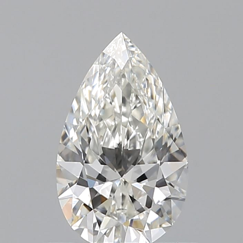 0.54 carat H-VVS2 Natūralus Pear Deimantas (1)