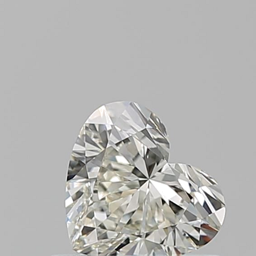 0.52 carat K-VVS1 Natūralus Heart Deimantas (1)