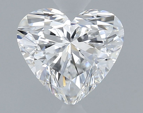 0.7 carat D-VVS1 Natūralus Heart Deimantas (1)