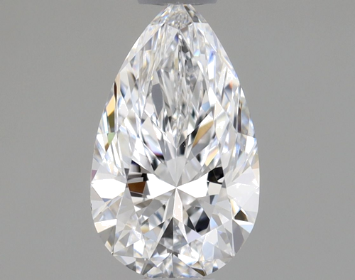 0.6 carat D-VS2 Natūralus Pear Deimantas (1)