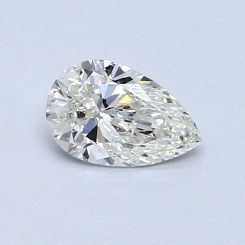 0.51 carat I-SI1 Natūralus Pear Deimantas (1)