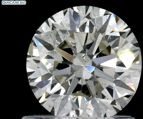 1.01 carat K-SI2 Very Good cut Natūralus Round Deimantas (1)