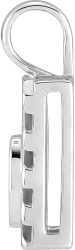 Sterling Silver 6x4 mm Oval Pendant Mounting (2)