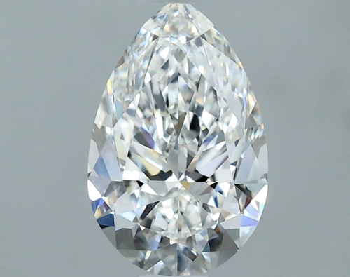 0.7 carat F-VS1 Natūralus Pear Deimantas (1)