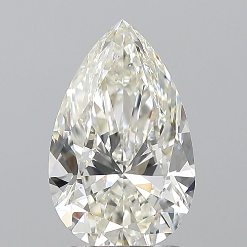 2.01 carat I-VS2 Natūralus Pear Deimantas (1)