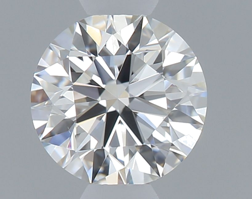 0.5 carat F-VVS2 Excellent cut Natūralus Round Deimantas (1)