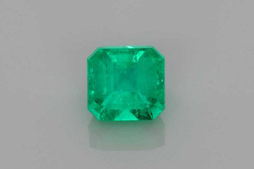 0.35 carat GREEN Asscher Smaragdas (1)