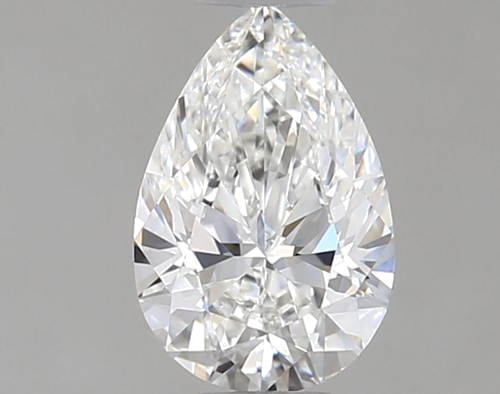 0.38 carat F-VVS1 Natūralus Pear Deimantas (1)
