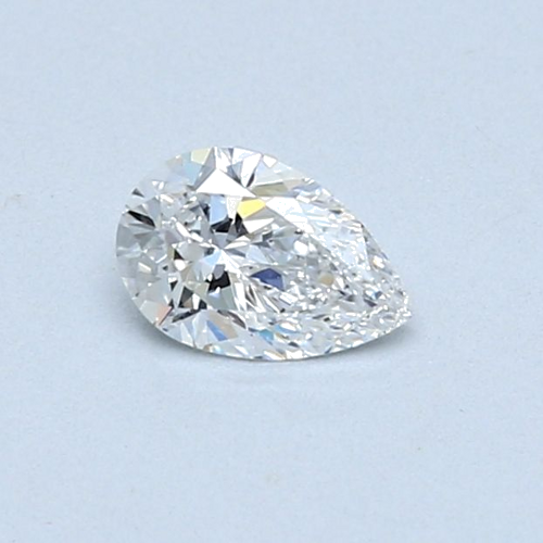 0.33 carat E-VS2 Natūralus Pear Deimantas (1)