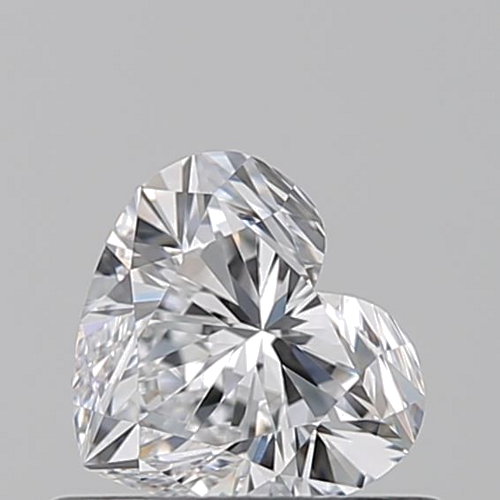 0.53 carat D-VVS2 Natūralus Heart Deimantas (1)