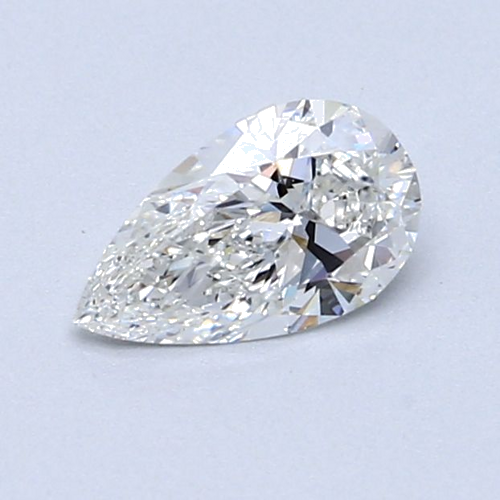 0.61 carat F-VS2 Natūralus Pear Deimantas (1)