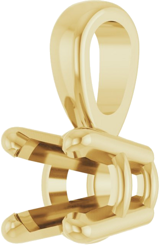 Pakabukas „Solitaire“ 585 Geltonojo Aukso Round 3.5mm (2)