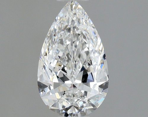 0.5 carat D-SI1 Natūralus Pear Deimantas (1)
