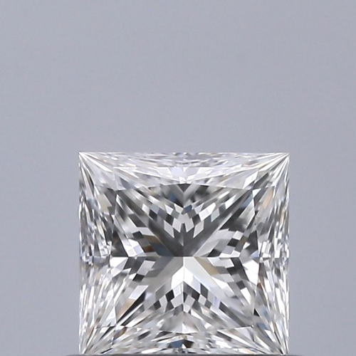 0.52 carat G-VVS2 Natūralus Princess Deimantas (1)