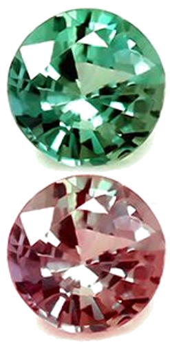 0.18 carat GREEN Round Alexandrite (1)