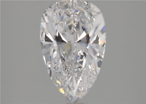 2.01 carat D-SI1 Natūralus Pear Deimantas (1)