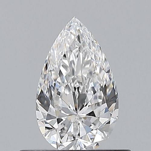 0.5 carat D-VS1 Natūralus Pear Deimantas (1)