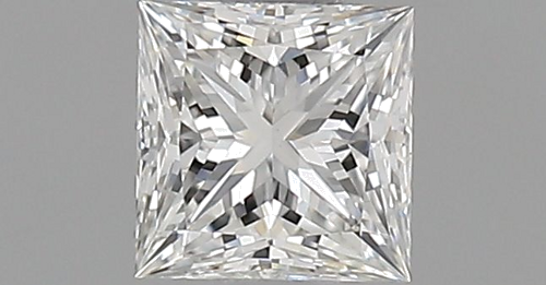 0.42 carat F-VS1 Natūralus Princess Deimantas (1)