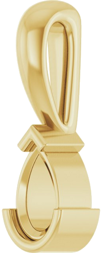 Pakabukas „Solitaire“ 14k yellow gold Pear 5mm x 3mm (2)