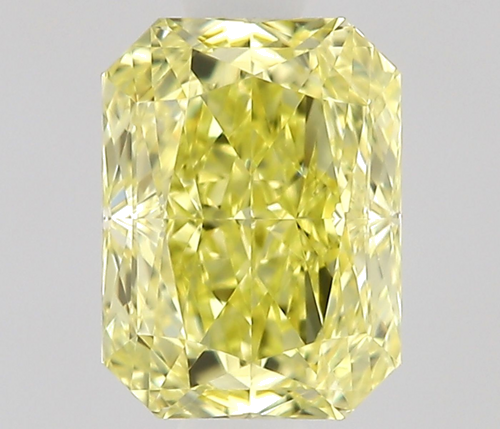 0.54 carat Fancy Intense Yellow-VVS2 Natūralus Radiant Deimantas (1)