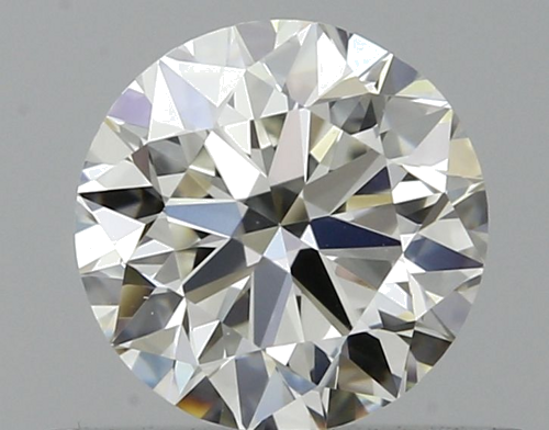 0.5 carat I-VVS2 Very Good cut Natūralus Round Deimantas (1)