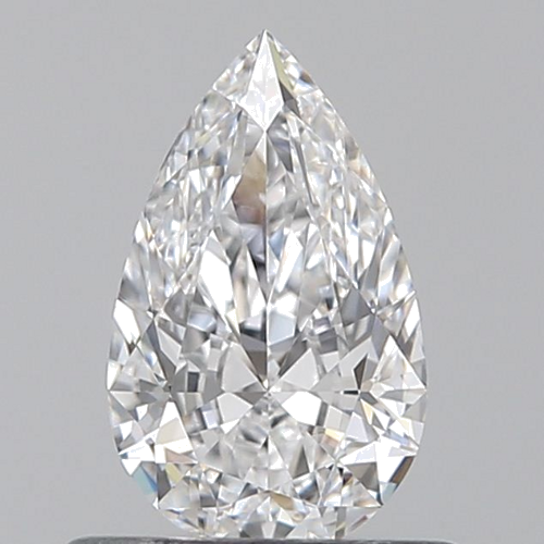0.5 carat D-VS1 Natūralus Pear Deimantas (1)