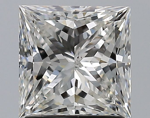 1.52 carat H-SI1 Natūralus Princess Deimantas (1)