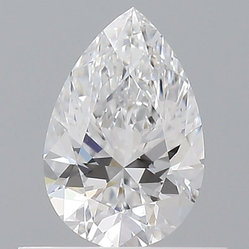 0.53 carat D-VVS1 Natūralus Pear Deimantas (1)