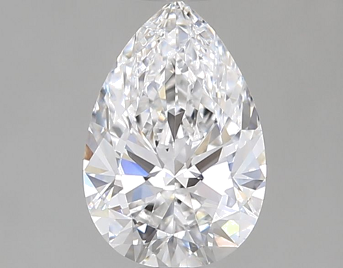 0.55 carat D-VS1 Natūralus Pear Deimantas (1)