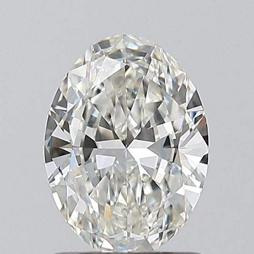 1.0 carat H-VVS2 Natūralus Oval Deimantas (1)