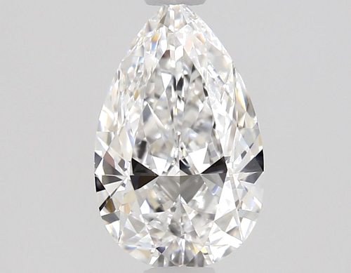 0.7 carat D-VS2 Natūralus Pear Deimantas (1)