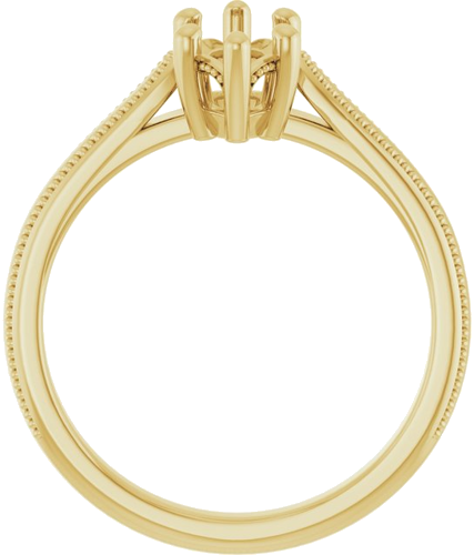 Sužadėtuvių Žiedas „Solitaire“ 14k yellow gold Marquise 10mm x 5mm (2)