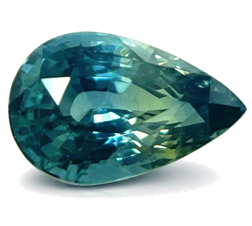5.0 carat GREEN Pear Safyras (1)
