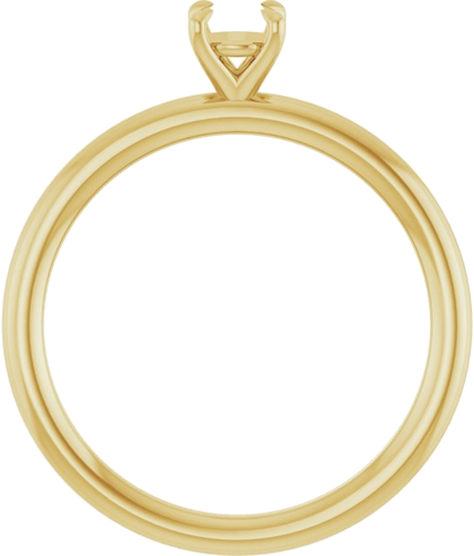 Sužadėtuvių Žiedas „Claw-Prong Solitaire“ 10k yellow gold Round 4.4mm (2)